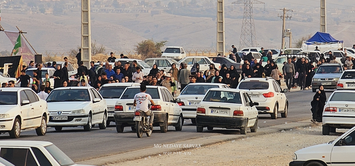 جاماندکان اربعین درشهرستان بهمئی شلمچه ای دیگردرمسیرشهدای گمنام تاشهیدان(خوب)ازخودبه یادگارگذاشتند