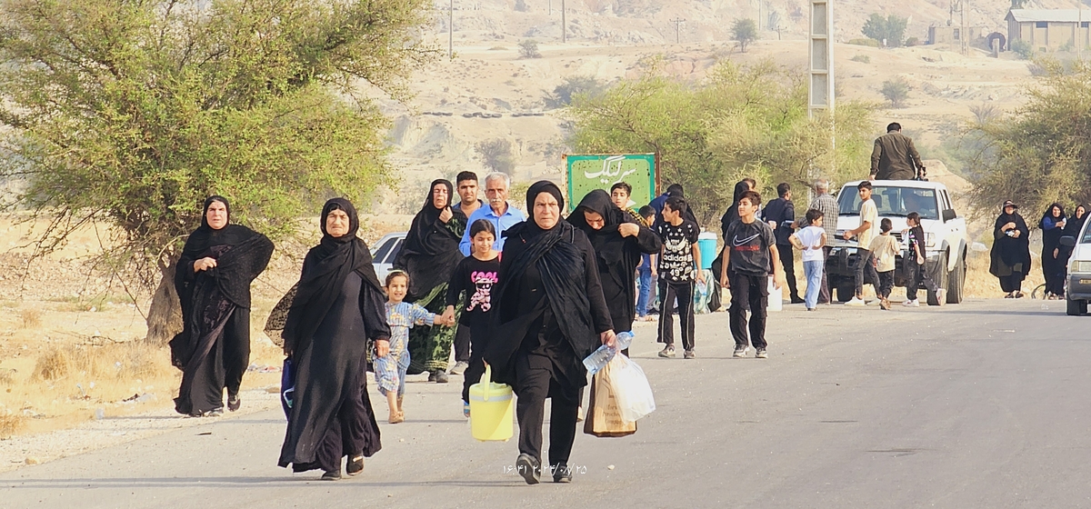 جاماندکان اربعین درشهرستان بهمئی شلمچه ای دیگردرمسیرشهدای گمنام تاشهیدان(خوب)ازخودبه یادگارگذاشتند