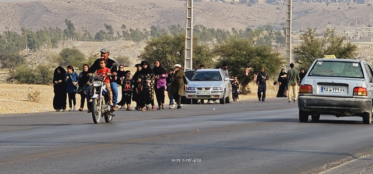 جاماندکان اربعین درشهرستان بهمئی شلمچه ای دیگردرمسیرشهدای گمنام تاشهیدان(خوب)ازخودبه یادگارگذاشتند