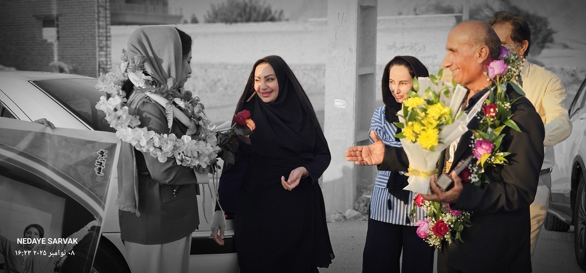 مدال طرح سیمرغ برگردن مصطفایی ازشهرستان بهمئی